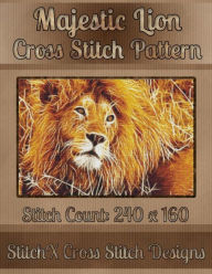 Title: Majestic Lion Cross Stitch Pattern, Author: Stitchx
