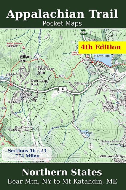 Appalachian Trail Pocket Maps - Northern States by K Scott Parks ...