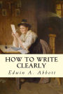 How to Write Clearly