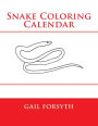Snake Coloring Calendar