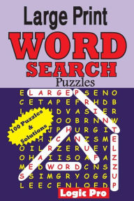 Title: Large Print WORD SEARCH Puzzles, Author: Logic Pro