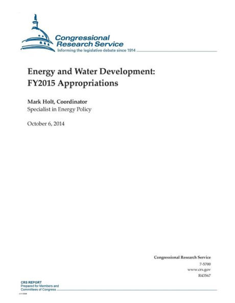 Energy and Water Development: FY2015 Appropriations