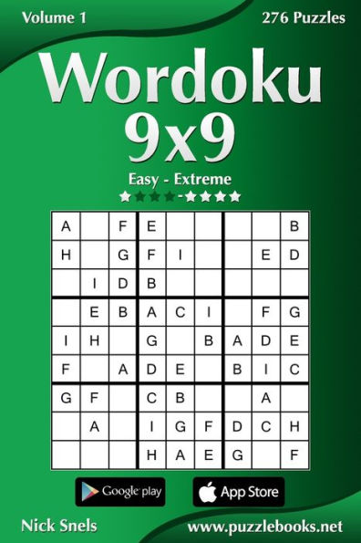 Wordoku 9x9 - Easy to Extreme - Volume 1 - 276 Puzzles