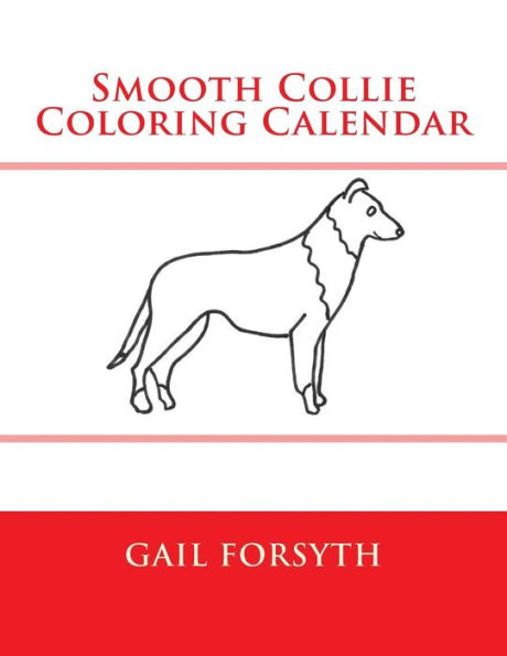 Smooth Collie Coloring Calendar