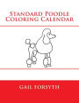 Standard Poodle Coloring Calendar