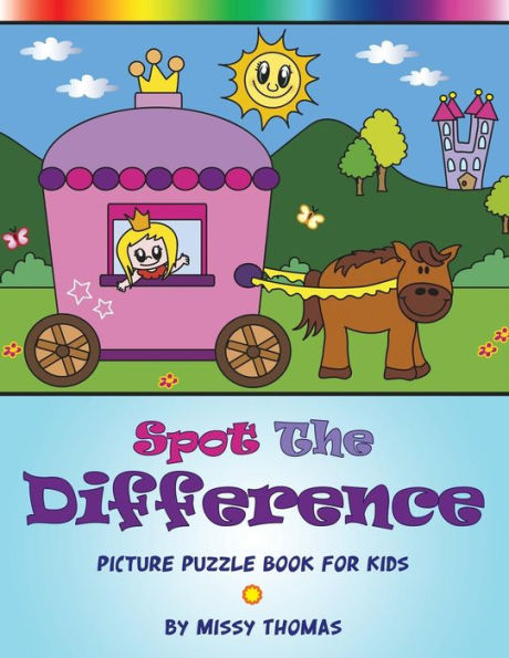 Spot The Difference - Picture Puzzle Book For Kids