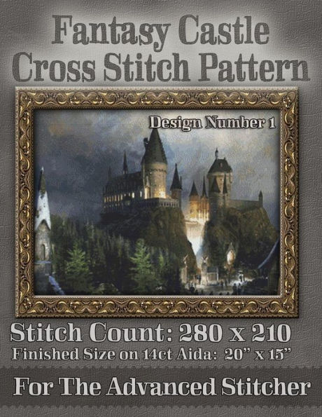 Fantasy Castle Cross Stitch Pattern: Design Number