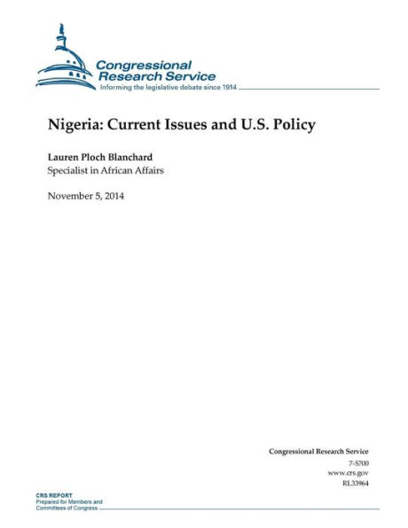 Nigeria: Current Issues and U.S. Policy