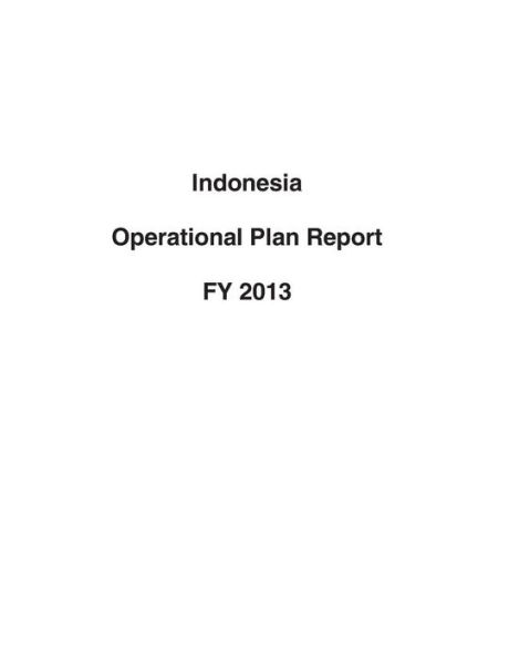 Indonesia Operational Plan Report FY 2013