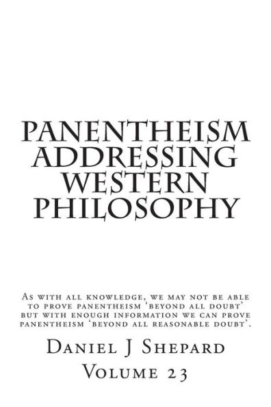 Panentheism Addressing Western Philosophy