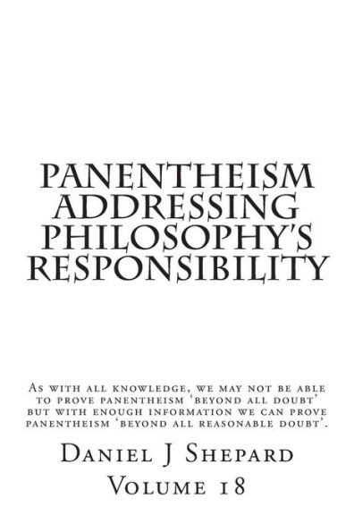 Panentheism Addressing Philosophy's Responsibility