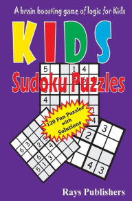 Title: Kids Sudoku Puzzles, Author: Rays Publishers