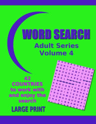 Title: Word Search Adult Series Volume 4: Countries, Author: Kaye Dennan