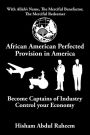 African American Perfected Provision in America: Become Captains of Industry Control your Economy