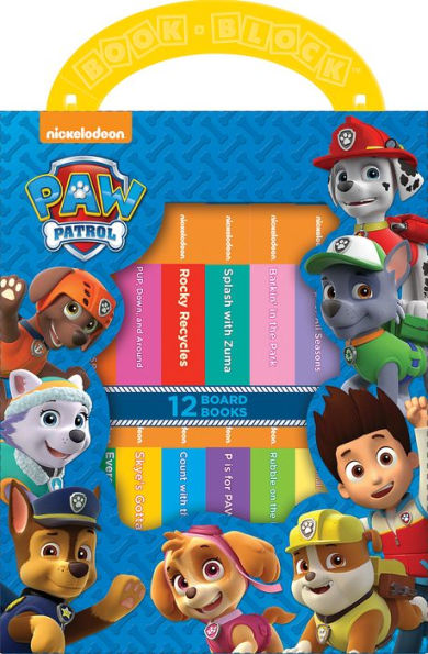 Book Block Nickelodeon Paw Patrol: 12 Board Books