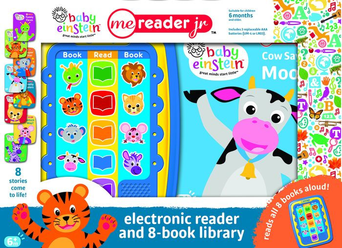 Baby Einstein Me Reader Jr Electronic Reader and 8-Book Library: 8 ...