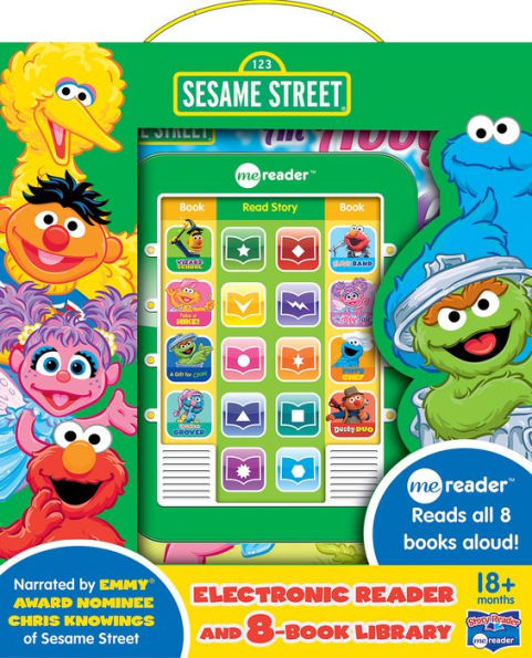 Sesame Street Me Reader Electronic Reader and 8-Book Library: Reads all 8 Books aloud!