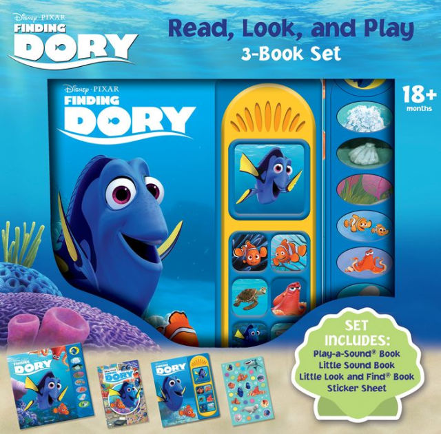 Disney PIXAR Finding Dory Read, Look, and Play 3-Book Set: Set Includes ...