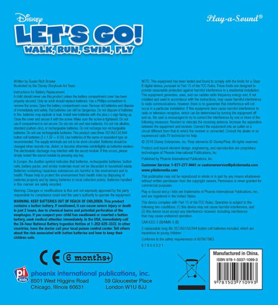 Disney Let's Go Walk Run Swim Fly