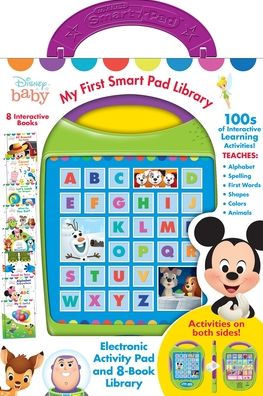 Disney Baby My First Smart Pad Library: My First Smart Pad Electronic Activity Pad and 8-book Library