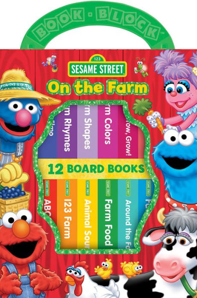 Sesame Street on the Farm Book Block: 12 Board Books