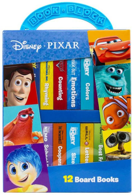 Disney Pixar Book Block: 12 Board Books by Editors of Phoenix ...