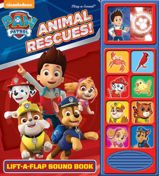 Nickelodeon Paw Patrol Lift A Flap Sound Book: Play-a-Sound