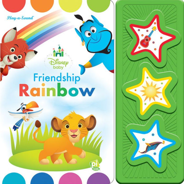 Disney Baby The Colors of Friendship 3-Button Sound Book: Play-a-Sound