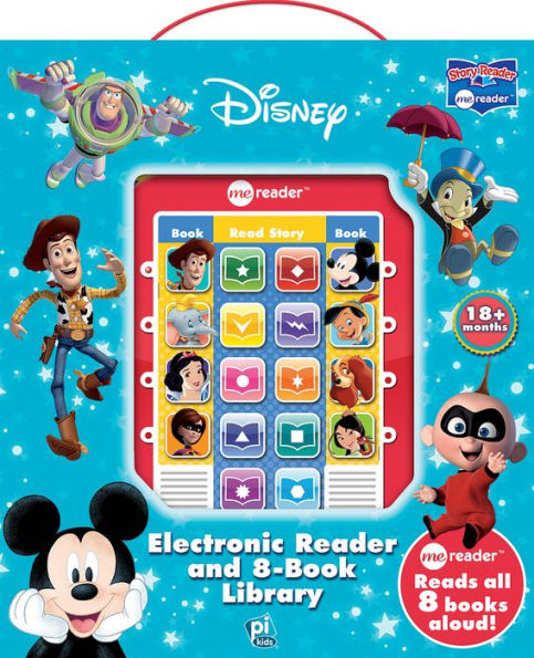 Disney Adventures Me Reader Electronic Reader and 8-Book Library: Me Reader Reads all 8 Books Aloud!