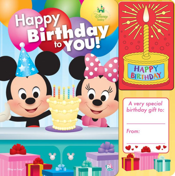 Disney Baby Birthday Book: Play-a-Sound