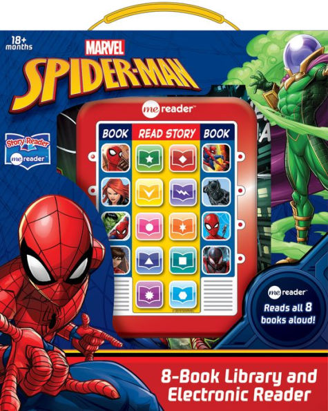 MARVEL Spider-Man 8-Book Library and Electronic Reader: Me ReaderT Reads all 8 books aloud!