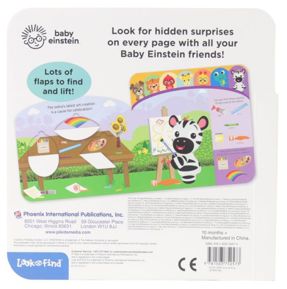 Baby Einstein: Look and See with Me! Lift-a-Flap Look and Find