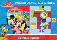 Best book download Disney Junior Mickey Mouse Clubhouse: Little First Look and Find Book & Puzzle 9781503755918