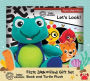 Baby Einstein: Let's Look! First Look and Find Gift Set Book and Turtle Plush