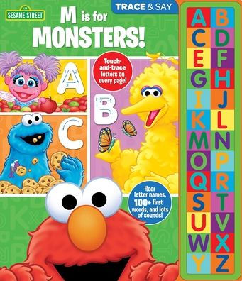 Sesame Street: M is for Monsters!: Trace & Say by PI Kids, Emma Ladji ...