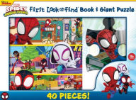 Title: Disney Junior Marvel Spidey and His Amazing Friends: First Look and Find Book & Giant Puzzle, Author: PI Kids