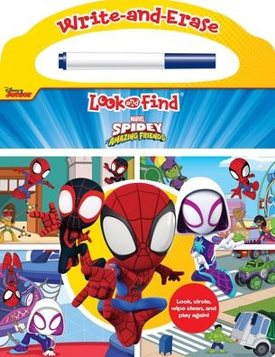 Disney Junior Marvel Spidey and His Amazing Friends: Write-and-Erase Look and Find