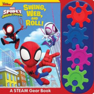 Title: Disney Junior Marvel Spidey and His Amazing Friends: Swing, Web, and Roll! A STEAM Gear Sound Book, Author: PI Kids
