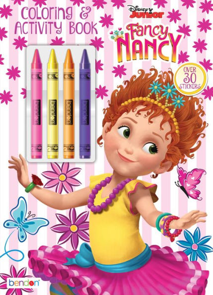 Fancy Nancy Coloring and Activity Book with Crayons