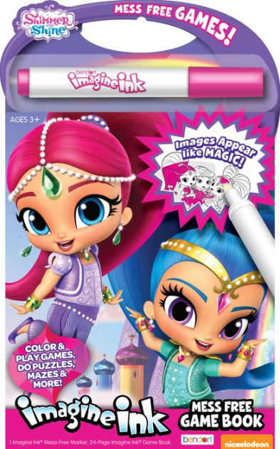 Shimmer and Shine Imagine Ink Mess Free Game Book by Bendon, Other ...