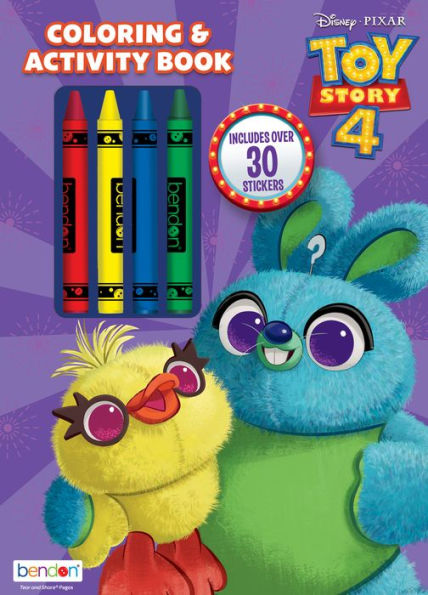 Toy Story 4 Color Book with Crayons