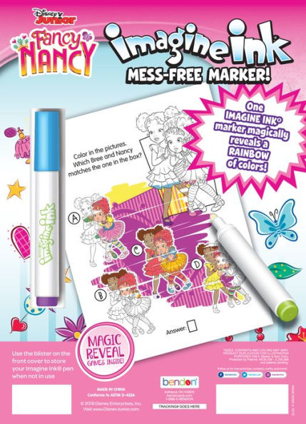 Fancy Nancy Imagine Ink Magic Ink Coloring Book