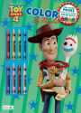 Toy Story 4 Color by Number with Crayons