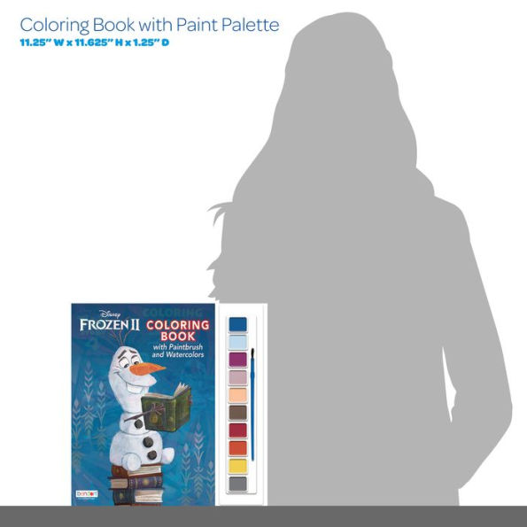 Frozen 2 Oversized Color Book with Paint Palette