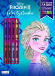 Alternative view 1 of Frozen 2 Color by Number with Crayons