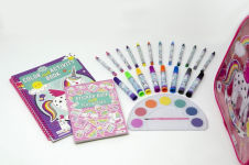 Alternative view 2 of Unicorn Backpack Travel Coloring and Activity Set