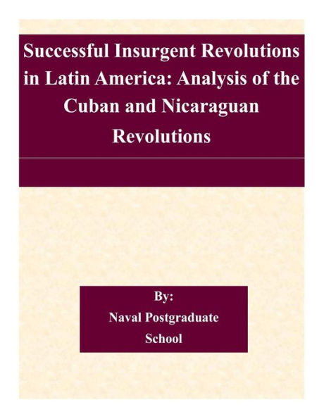 Successful Insurgent Revolutions in Latin America: Analysis of the Cuban and Nicaraguan Revolutions