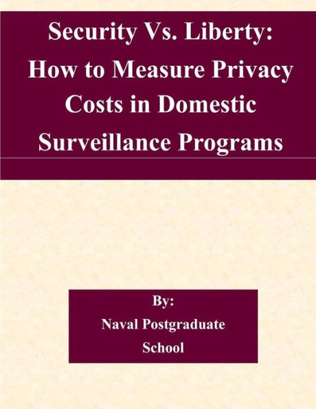 Security Vs. Liberty: How to Measure Privacy Costs in Domestic Surveillance Programs