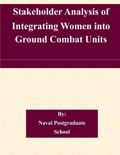 Stakeholder Analysis of Integrating Women into Ground Combat Units