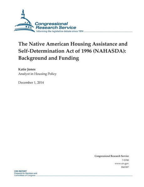 The Native American Housing Assistance and Self-Determination Act of 1996 (NAHASDA): Background and Funding